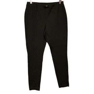 J Jill Ponte black leggings pull on pants size medium